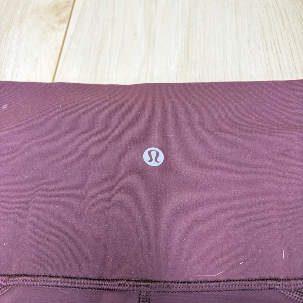 Lululemon Women's All the Right Places II Maroon Leggings Size 6 - Picture 6 of 9